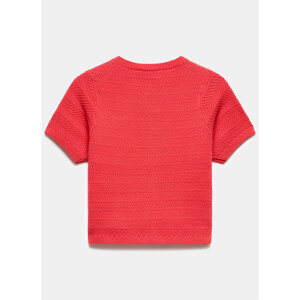 Mint Velvet Red Cotton Textured Top